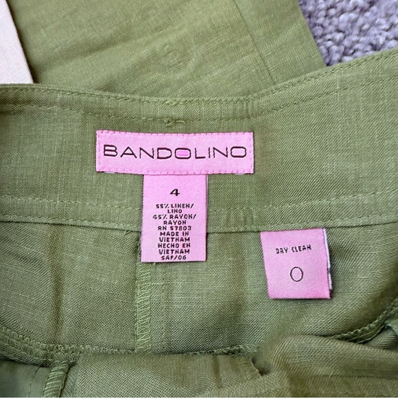 Bandolino duo pants 4 green and beige - Picture 2 of 15